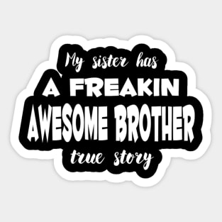 funny Brother and sister jokes Sticker